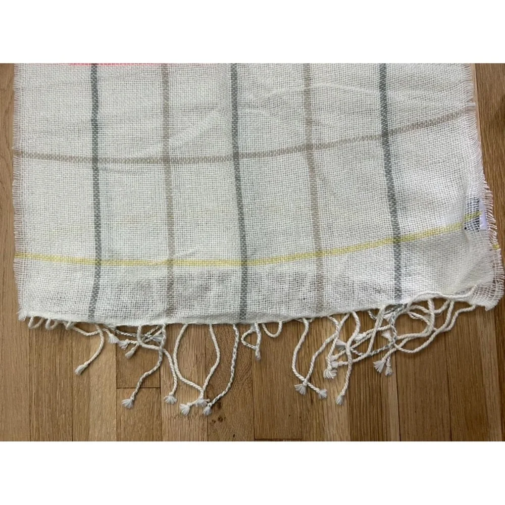 Madewell Gauzy Plaid Scarf